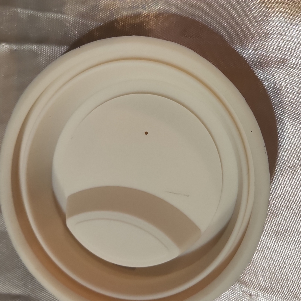 NWOT Glass mug with lid - Picture 6 of 7